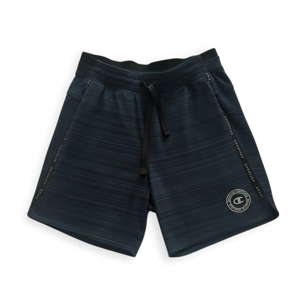 Champion Athletic Shorts Space Dye Charcoal Navy Small Mens